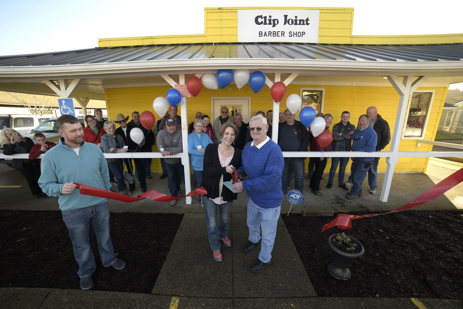 Clip Joint ribbon-cutting